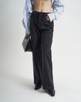 Black Straight Jeans High Waist