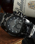 Men’s Oval Dial Quartz Watch – 49mm Stainless Steel