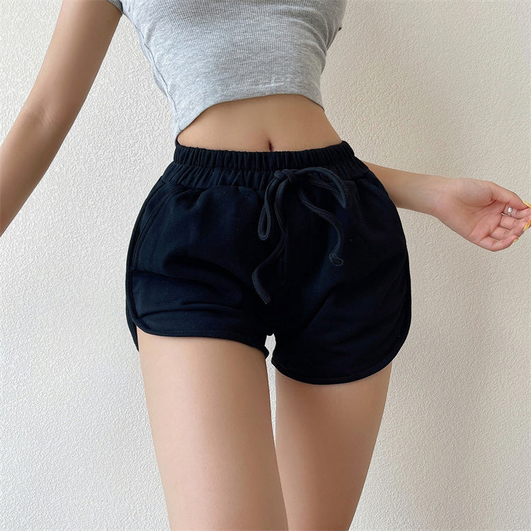 Women’s High-Waisted Loose Sports Shorts