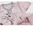 Striped Graffiti Bars T-shirt For Women