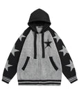 Women’s Vintage Knitted Cardigan Hoodie – Cozy Leisure with Retro Charm