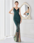 Women’s Dream Celebrity Evening Dress – Long Slim Elegant Party Gown