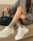 Skyline Stride: Elevating Platform Sneakers