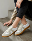 🥿 Effortless Elegance: Women's Lace-Up Ballet Flats