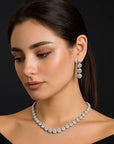 👑 Women’s Minimalist Bridal Jewelry Set – Timeless & Feminine