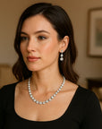 👑 Women’s Minimalist Bridal Jewelry Set – Timeless & Feminine