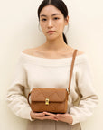 Women's Genuine Leather Underarm Bag – European Crossbody (22x14cm) – Soft Two-Layer Cowhide