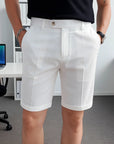 Men Slim-Fit Business Shorts