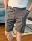 Men Slim-Fit Business Shorts