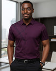 👔 Woodpecker Men's Silk-Touch Short Sleeve Shirt