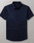 👔 Woodpecker Men's Silk-Touch Short Sleeve Shirt