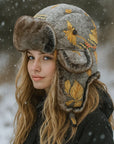 WOMEN'S Lei Feng Wool Hat – Winter-Ready Ear Protection for Outdoor Warmth