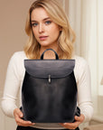 👜 Premium Leather Women's Backpack – Timeless & Spacious