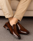 Micro REEHEMES Patent Leather Men’s Shoes – British Business & Classic Dress Style