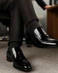 Micro REEHEMES Patent Leather Men’s Shoes – British Business & Classic Dress Style