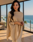 Damen-Cape-Schal aus Wolle – Elegante Wärme neu definiert