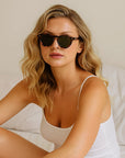 🕶️✨ Women’s Vintage Oval Sunglasses – 70s Revival with UV400 Shield