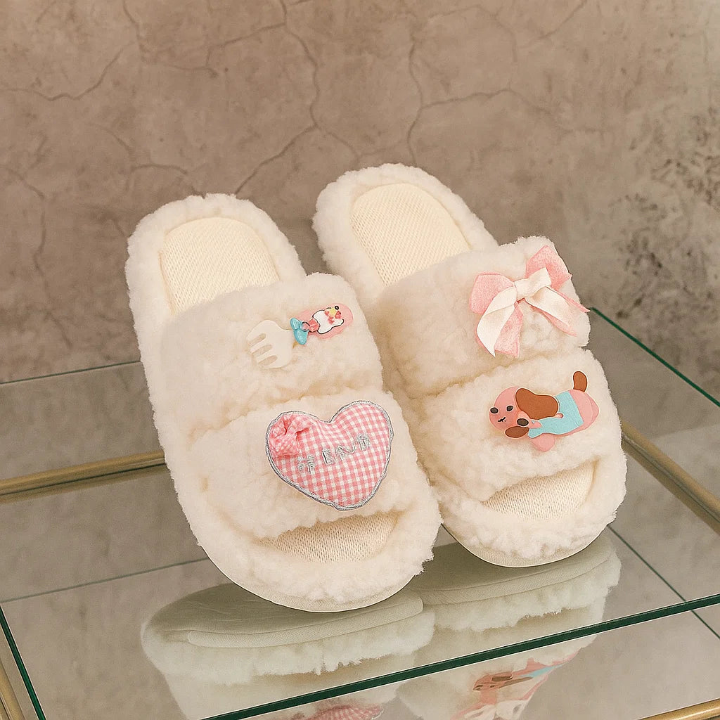 🌸 Women’s Personalized Cartoon Flip-Flops – Cute, Comfy & Casual
