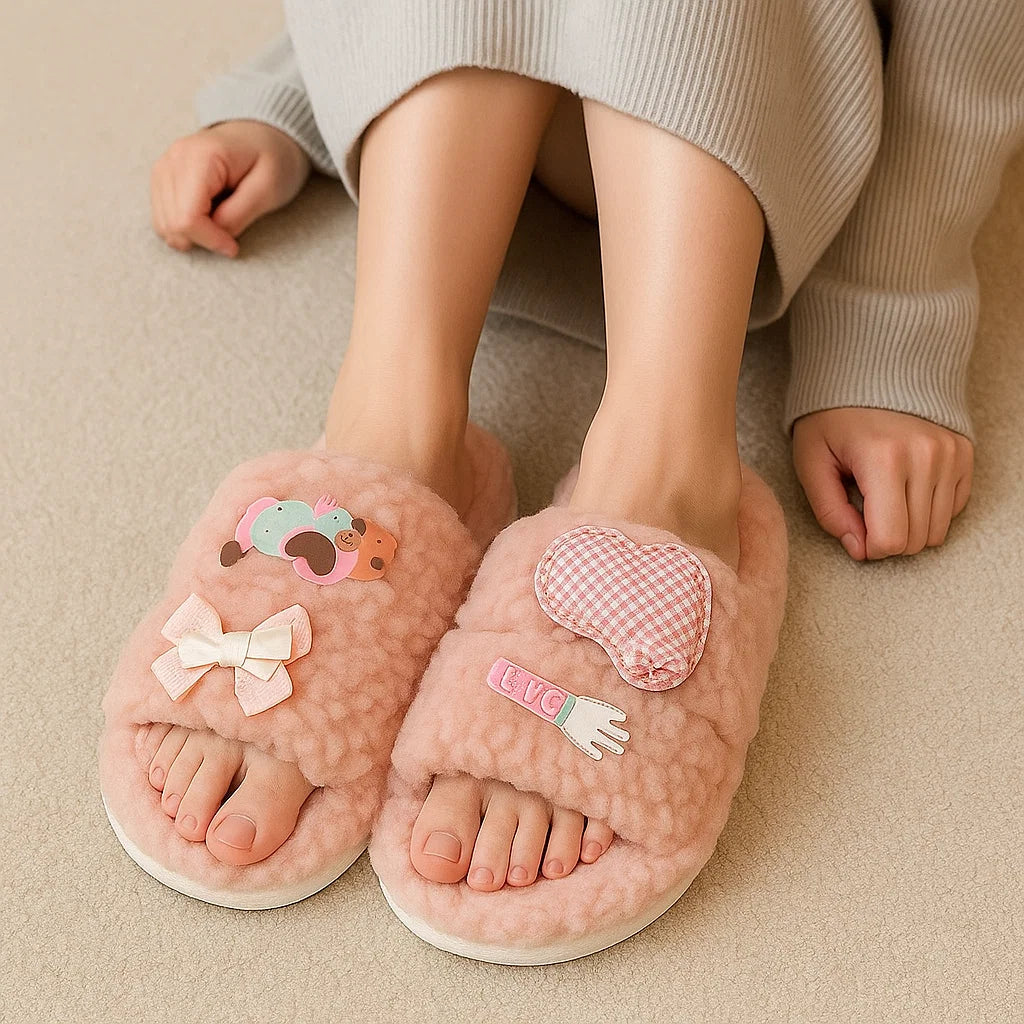 🌸 Women’s Personalized Cartoon Flip-Flops – Cute, Comfy & Casual