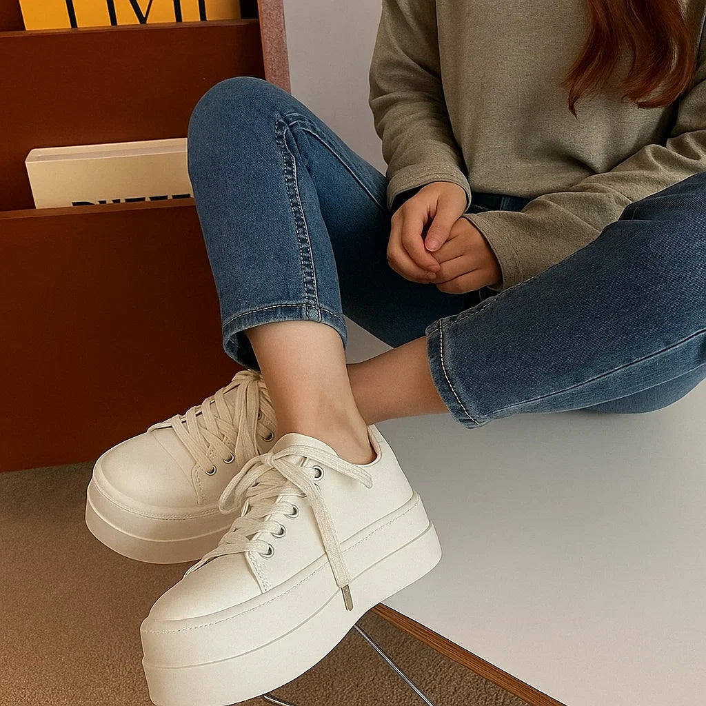 Women’s Cute Big Head Platform Shoes – Bold, Trendy & Playful