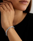 Women’s Open Twisted Bracelet – Bold, Antique-Inspired Elegance