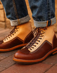 🛠️ Men’s American Retro Motorcycle Boots – Rugged Vintage Power with Modern Comfort