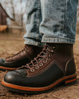 🛠️ Men’s American Retro Motorcycle Boots – Rugged Vintage Power with Modern Comfort