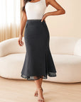Women's Lace Stitching Fishtail Skirt – Elegant Slim Fit with Street-Chic Edge