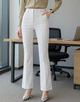 Women’s High-Waist Slimming Pants – Elegant Commute Style with Flowy Bell-Bottom Cut