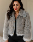 🧥 Women’s Fur Temperament Coat – Urban Elegance with Cozy Warmth