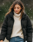 Manteau en pain de coton pour femme