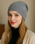 🧣✨ Bonnet en cachemire de luxe - Élégance douce comme un nuage