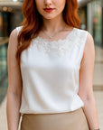Women’s Real Silk Waistcoat Sling – Elegant Florals with Commuting Chic