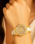 💎✨ Diamond-Accent Women's Watch – Effortless Glamour Meets Precision