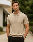 Pull en cachemire premium pour homme – Pull-over ultra-épais à col revers – Confort luxueux