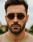 š¶ļø Titanium Oval Sunglasses ā Featherlight Performance