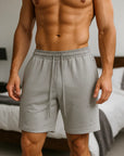 Men’s Street Sports Loose Ripped Shorts – Retro Cotton Straight Casual Style