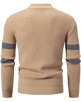 Men's Half-high Collar Colored Pullover Sweater