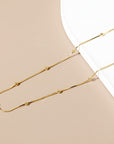 ✨ Women’s 925 Sterling Silver Ball Chain Necklace – Minimalist Elegance