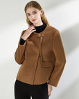 Women's Tailored Wool Blazer – Slim-Fit Office Jacket – Timeless Workwear Essential