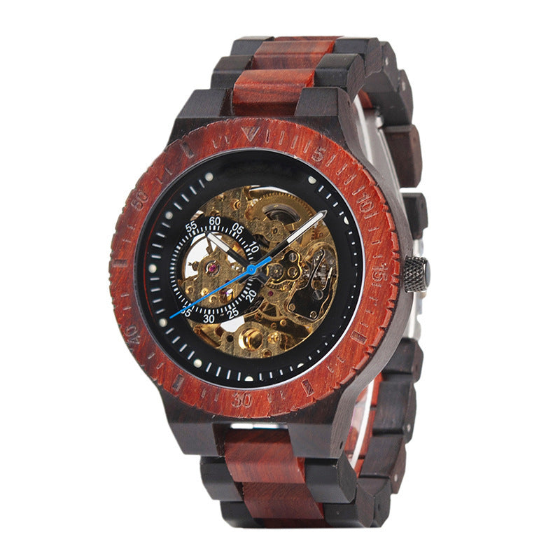 🌳 Mechanical Wood Watch – Nature’s Precision in Motion