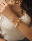 🐾 Pearl Jewelry Set – Playful Animal-Inspired Bracelet, Necklace & Earrings for Women