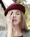 🎀 Béret en laine de style coréen - Silhouette dôme chic