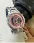 Men's Retro Digital Pointer Watch - Quartz Movement with 30m Water Resistance (9 Color Options)