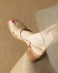 Women’s Leisure Commute Square-Toe Open-Toe Sandals – Casual Buckle Style