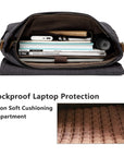 👜 Vintage Men's Shoulder Bag – Frosted PU Leather | Distressed Gray-Camel | Crossbody Styling