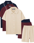 Men’s Business-Casual Sweater Two-Piece Set – Effortless Style & Comfort