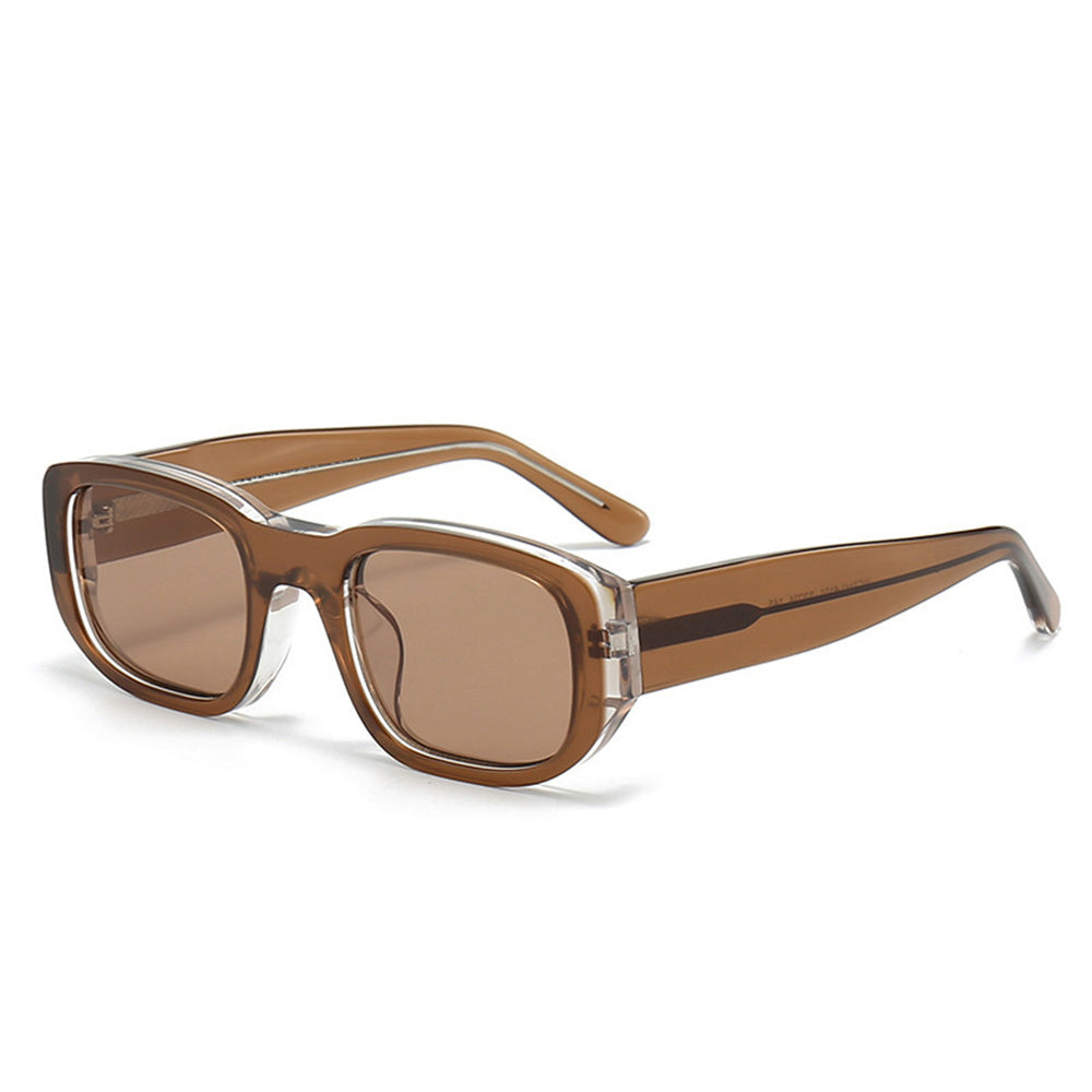 🕶️✨ Lunettes de soleil rétro en nylon épais – Ambiance vintage avec protection moderne