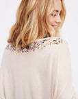 Women's Bohemian V-Neck Lace-Up Blouse – Hand-Embroidered Cotton Top – Retro Artistic Vibes