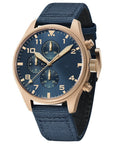Men's Luminous Sapphire Watch – 100M Waterproof Quartz Timepiece (Blue/Green/Black) – Night Glow Feature